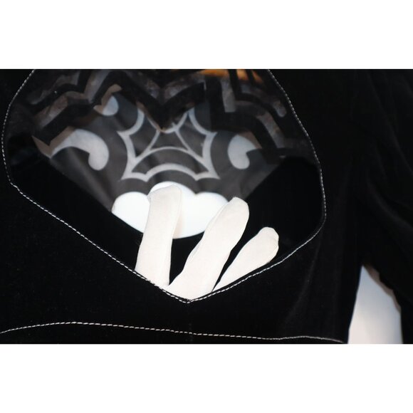 NWT Delusion Anime Black Nier Automata Lolita Dress M Velvet Cosplay Whimsygoth - Picture 12 of 15